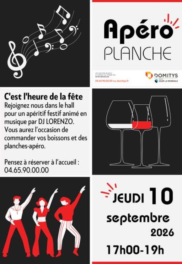 Apéro planche à la résidence Domitys_Briançon