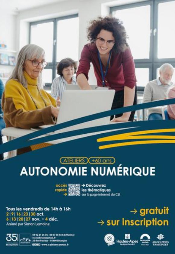 Ateliers "Autonomie numérique" pour les séniors_Briançon