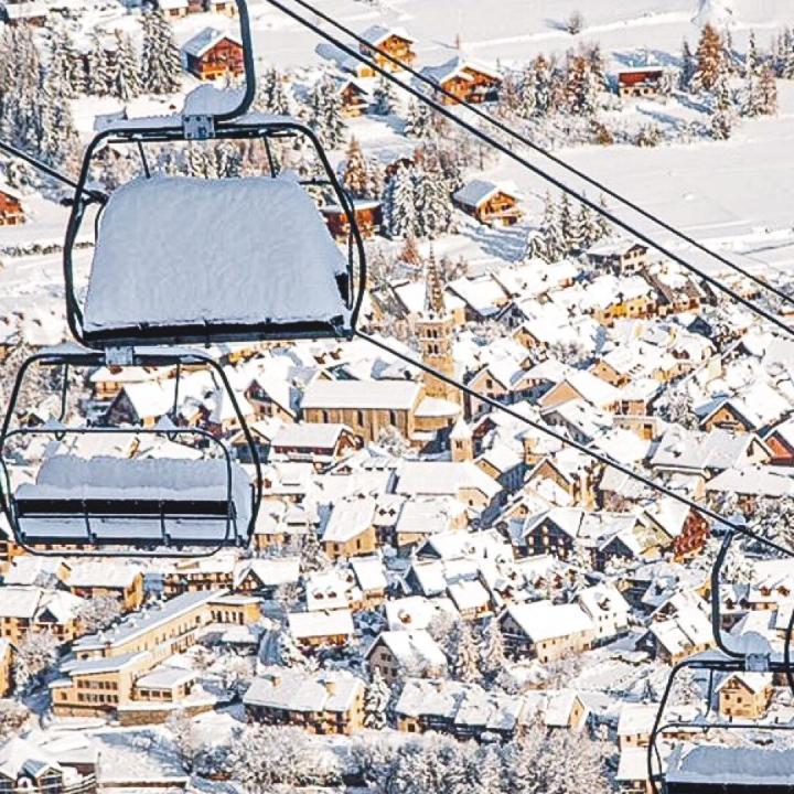 du Ski dans la ville