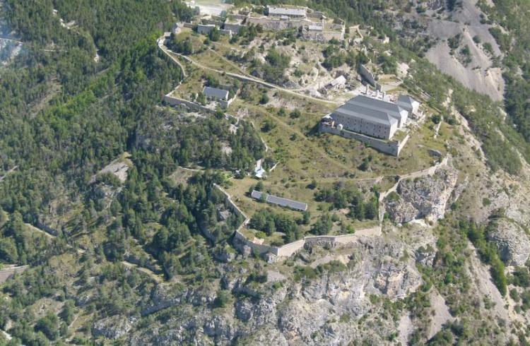 Vue aérienne, Fort du Randouillet
