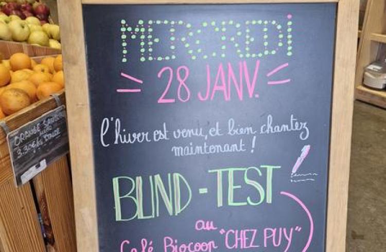 Blind-Test au café Resto Biocoop Chez Puy_Saint-Chaffrey