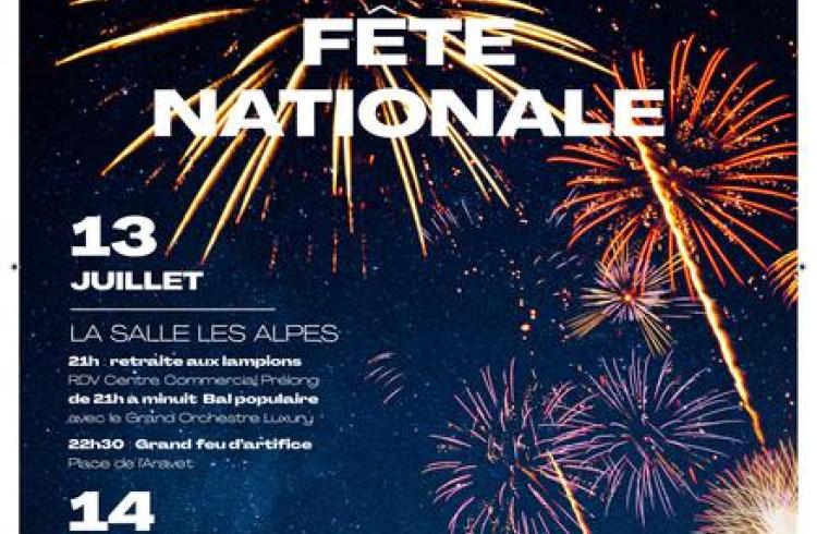 Fête Nationale et Feu d'Artifice_La Salle-les-Alpes