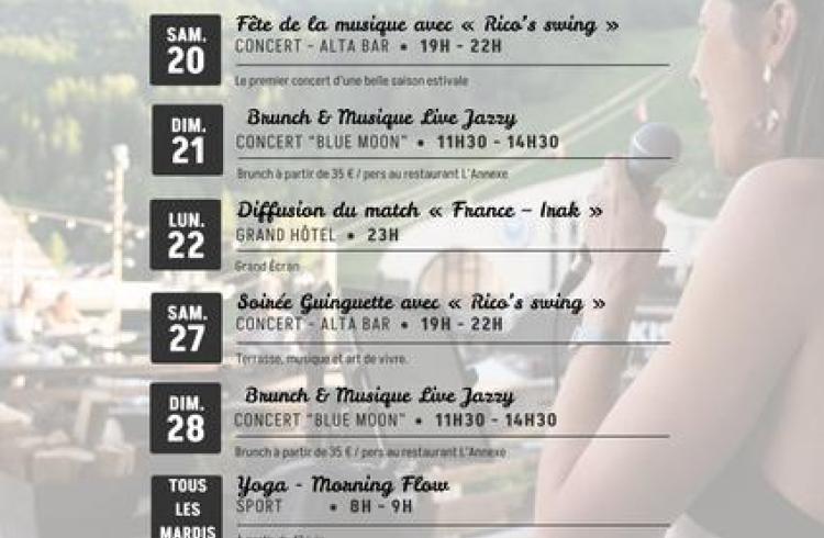 Programme juin