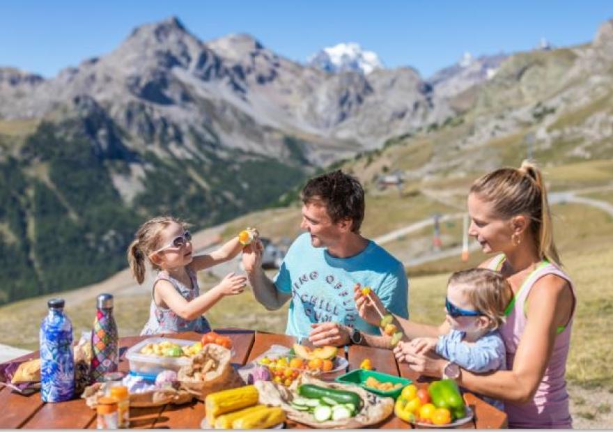 Aire de pique-nique Croix de la Nore Serre Chevalier