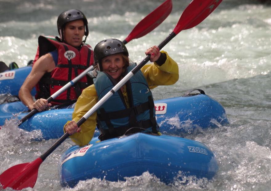 Kayak gonflable à Serre Chevalier