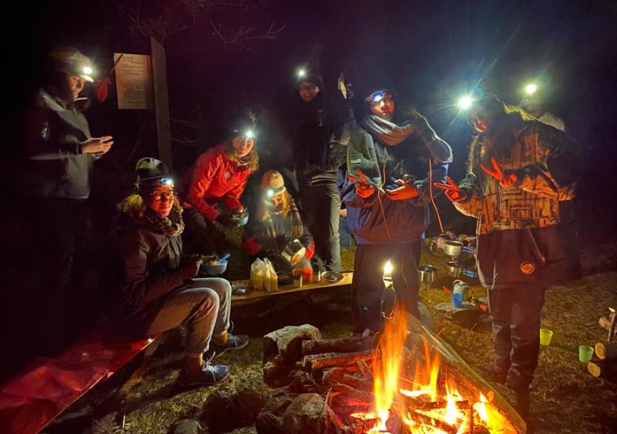Ma première nuit en tipi_Le Monêtier-les-Bains