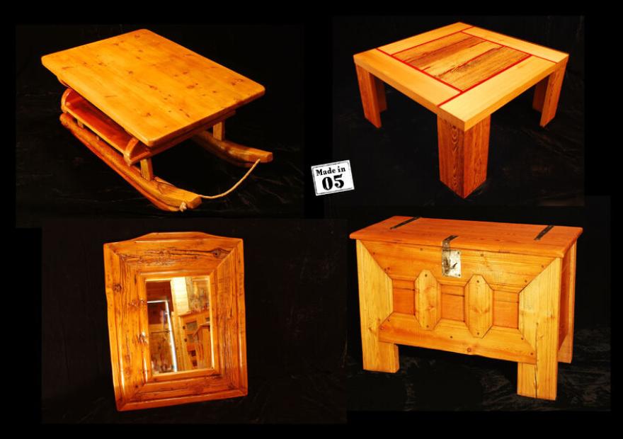 meubles artisanaux Maison d'Artisans de Pays des Hautes-Alpes