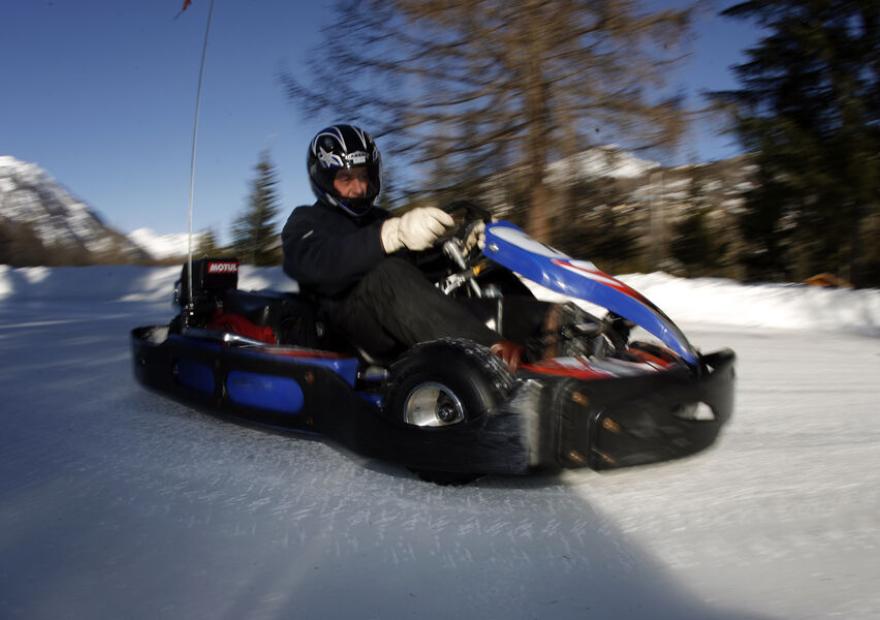 Karting de Serre Chevalier - karting sur glace