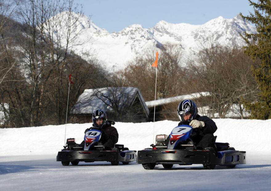 Karting de Serre Chevalier - karting sur glace