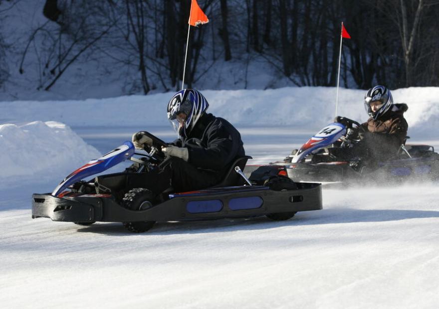 Karting de Serre Chevalier - karting sur glace