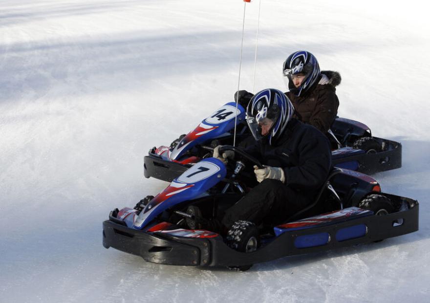 Karting de Serre Chevalier - karting sur glace