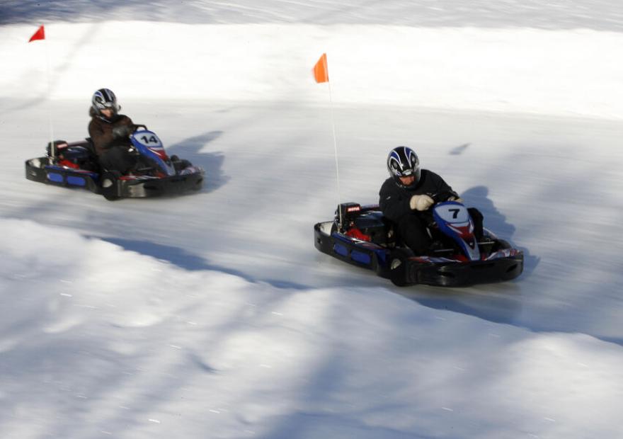 Karting de Serre Chevalier - karting sur glace