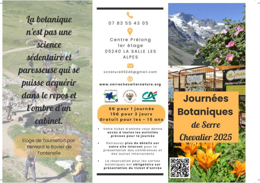 Les journées botaniques de Serre Chevalier Nature_La Salle-les-Alpes