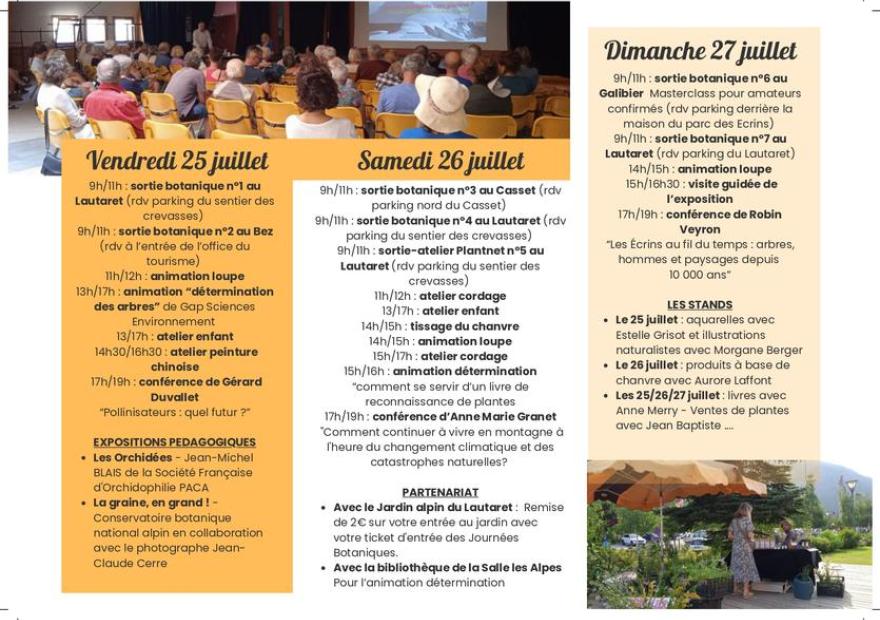 Les journées botaniques de Serre Chevalier Nature_La Salle-les-Alpes