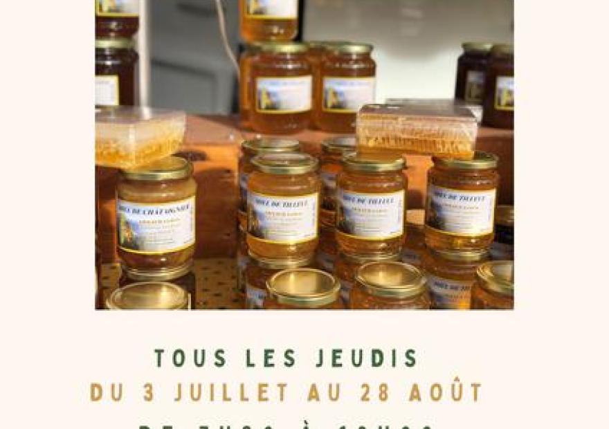 Marché hebdomadaire de Chantemerle - Eté_Saint-Chaffrey
