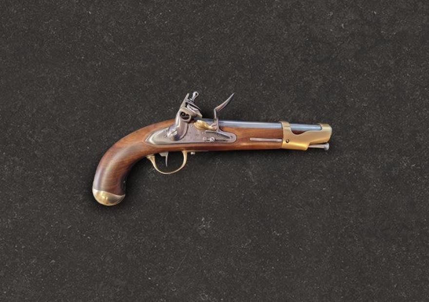 Pistolet à silex modèle AN IX