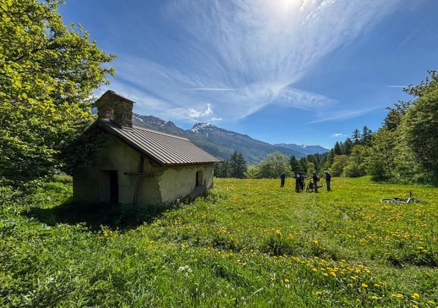 Découverte patrimoine de la vallée en VTT VAE_La Salle-les-Alpes