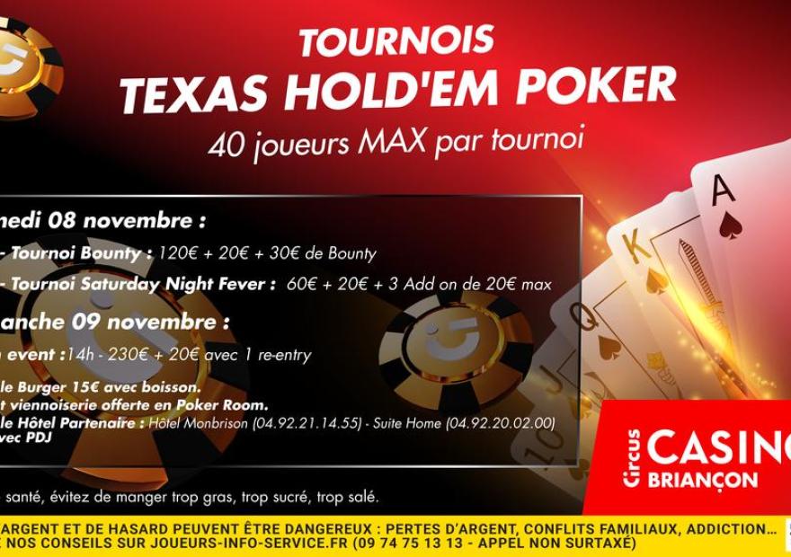 Tournoi Texas Hold'em Poker_Briançon