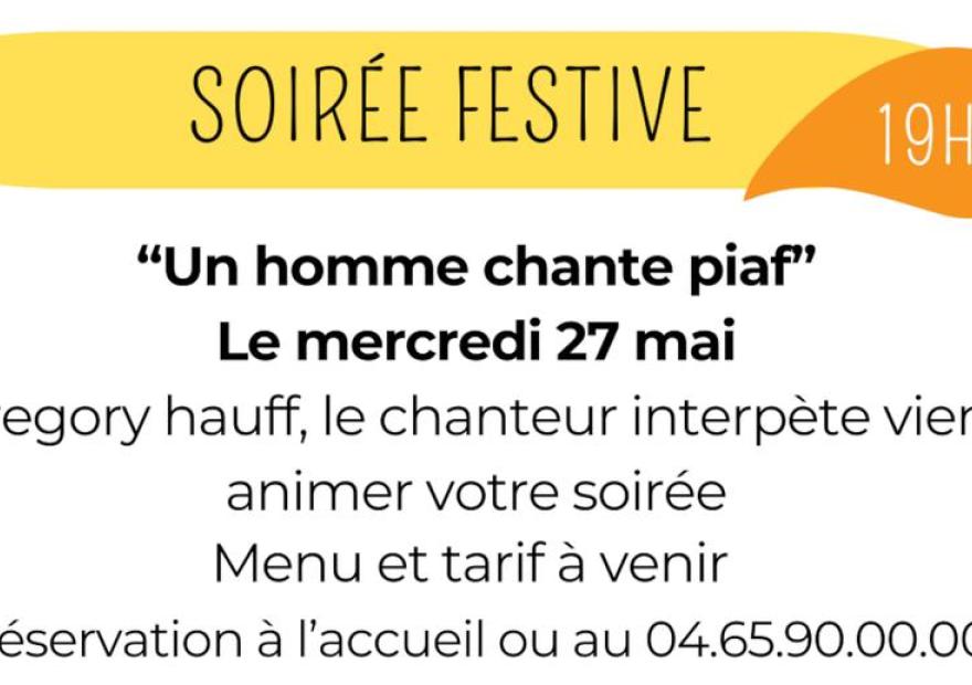 Soirée festive à la résidence Domitys_Briançon