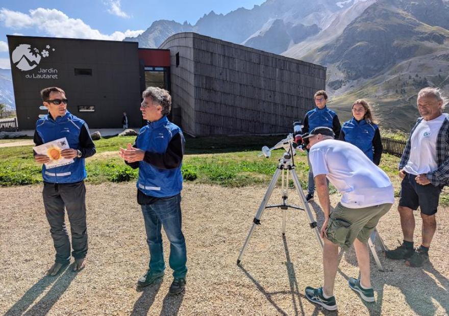 Découvert de l'astronomie : observation du soleil_Villar-d'Arêne