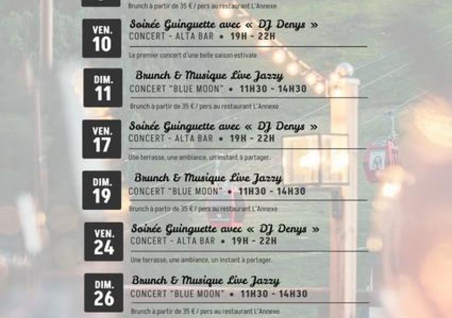 Programme juillet