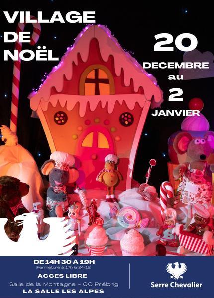 Le village de Noël_La Salle-les-Alpes