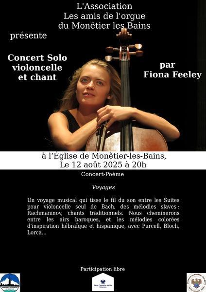 Concert solo violoncelle et chant_Le Monêtier-les-Bains