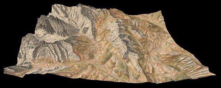 Dans la mémoire d’un paysage de montagne….de la cartographie des cadastres anciens des Écrins._Le Monêtier-les-Bains