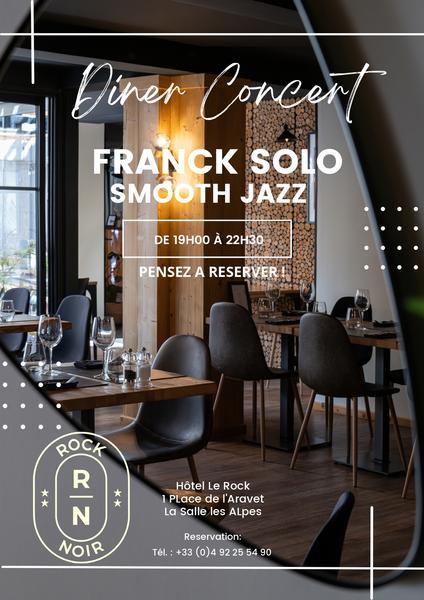 Concert - Franck au Rock Noir_La Salle-les-Alpes