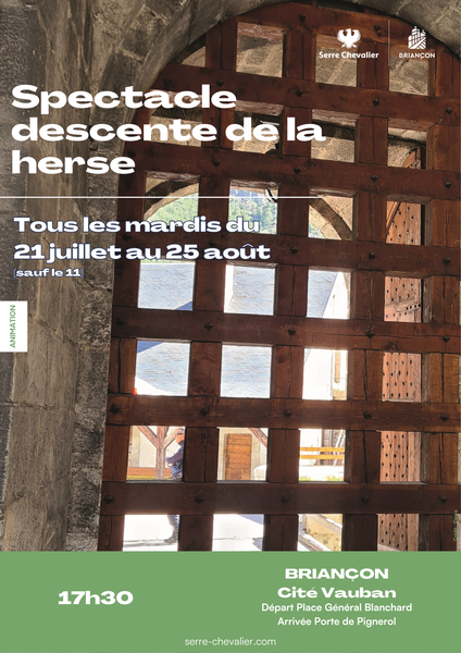 Spectacle de la descente de la herse