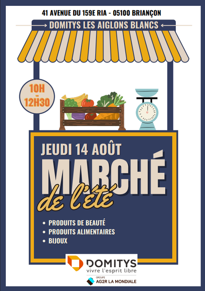 Marché à Domitys_Briançon