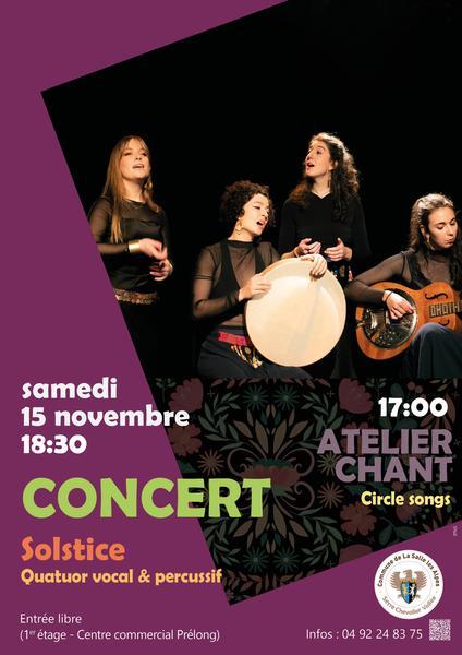 Atelier de chant et concert « Soltice »_La Salle-les-Alpes