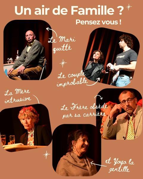 Pièce de théatre "un air de famille"_Saint-Chaffrey