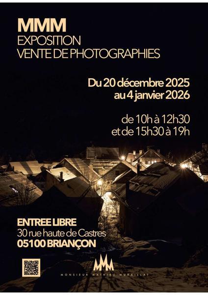 Exposition vente de photographies MMM_Briançon