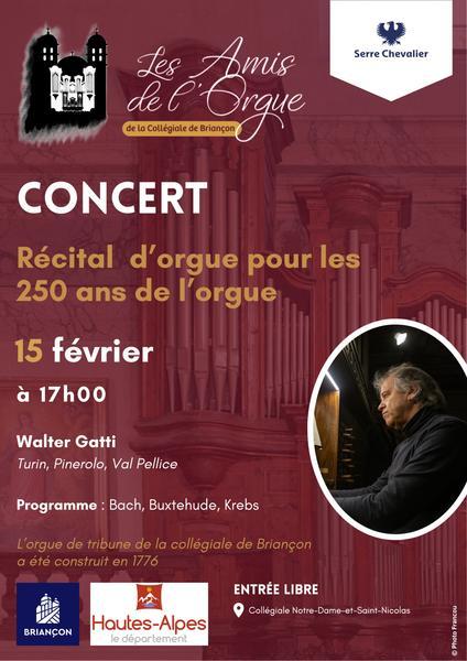 Concert anniversaire de l'orgue de la Collégiale_Briançon