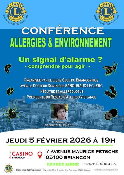 Conférence "Allergies & Environnement"_Briançon