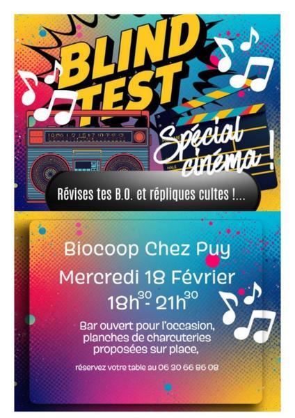 Blind test au Café Resto Biocoop chez Puy_Saint-Chaffrey