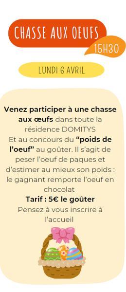 Chasse aux oeufs à la Résidence Domitys_Briançon
