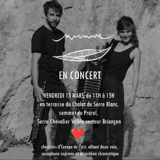 Murmure en concert au Chalet de Serre blanc_Briançon