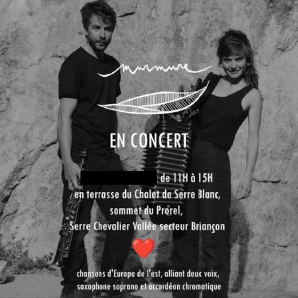 Murmure en concert au Chalet de Serre blanc_Briançon