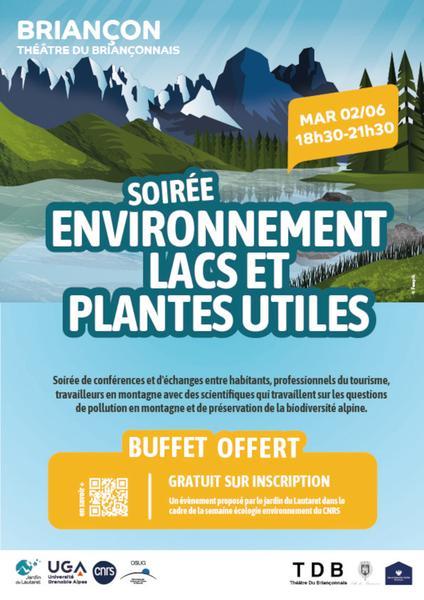 Soirée environnement, lacs et plantes utiles_Briançon