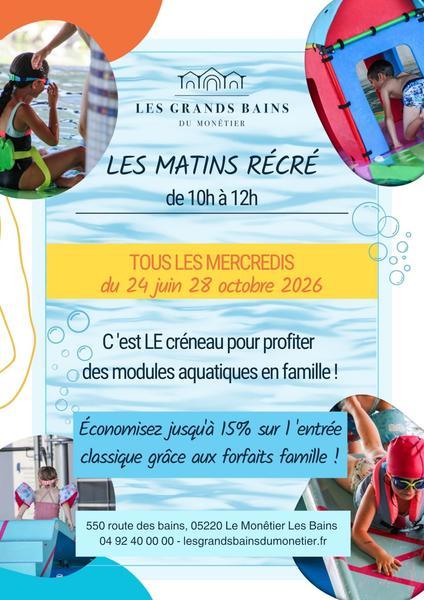 Le Matin récré des Grands Bains_Le Monêtier-les-Bains