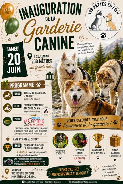 Inauguration de la Garderie Canine_Le Monêtier-les-Bains