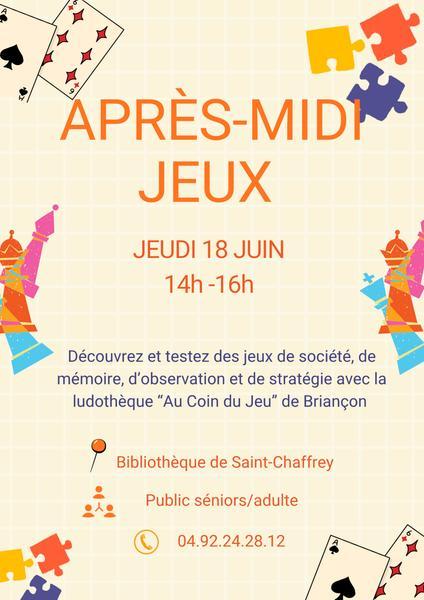 Après-midi jeux à la bibliothèque_Saint-Chaffrey