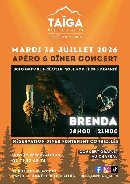Concert de Mélanie Demaria  au Taïga