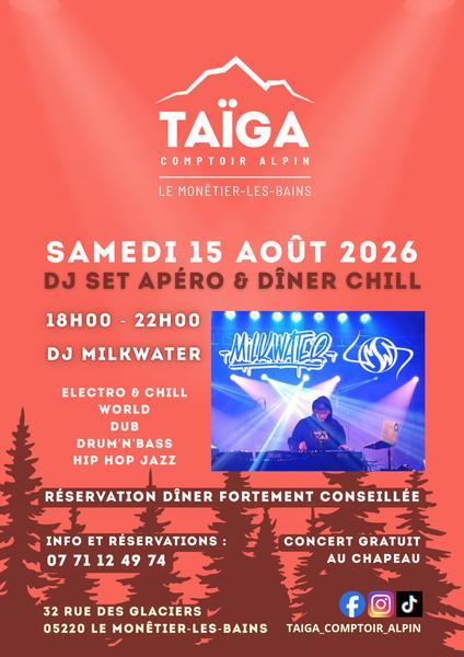 DJ Milkwater au Taïga