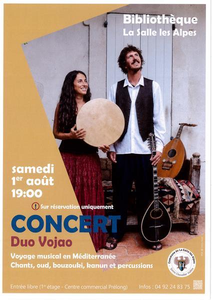 Concert Duo Vojao_La Salle-les-Alpes