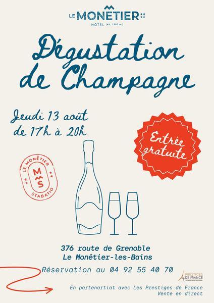 Dégustation de Champagne à l'hôtel Le Monêtier_Le Monêtier-les-Bains