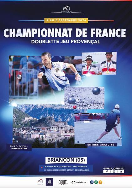 Championnat de France Doublette Jeu Provençal_Briançon