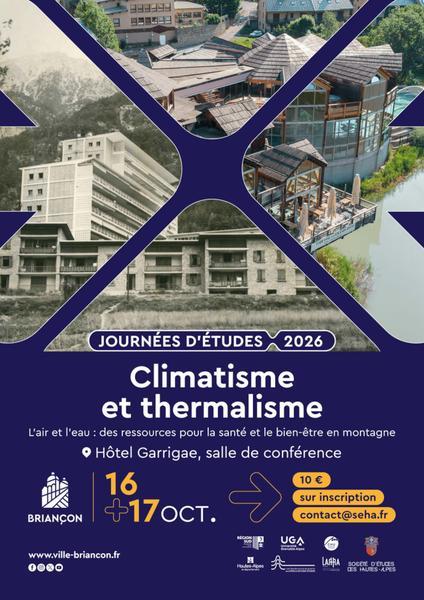 Journées d'études : Climatisme et Thermalisme_Briançon